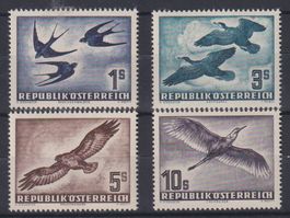 Österreich 1953: Vögel ** - Kat. 300.--