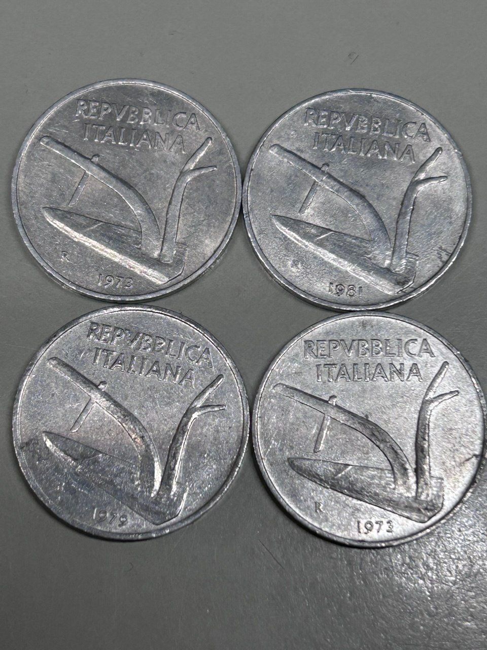 Tutti le monete: 4x 10 Lire Italiane – Usato da Giubiasco venduto da LorisVale 1