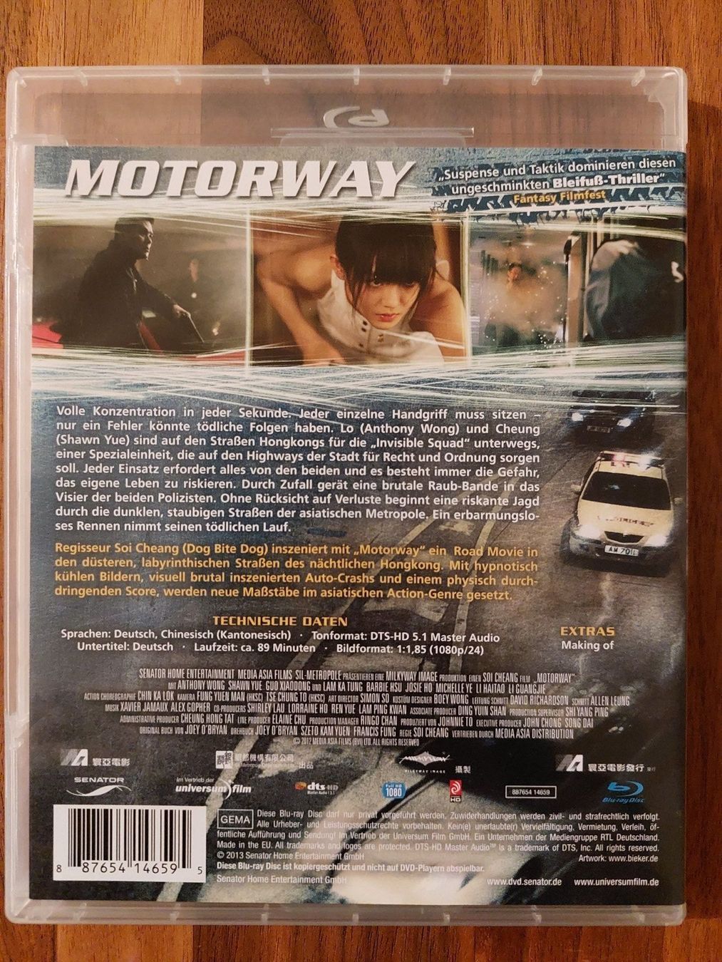 Tutti i DVDs: Blu Ray - Motorway – Usato da Rheinfelden venduto da FilmAuktion 1