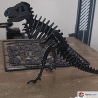 Tyrannosaur 3D Printed Puzzle Kit – Black Dinosaur