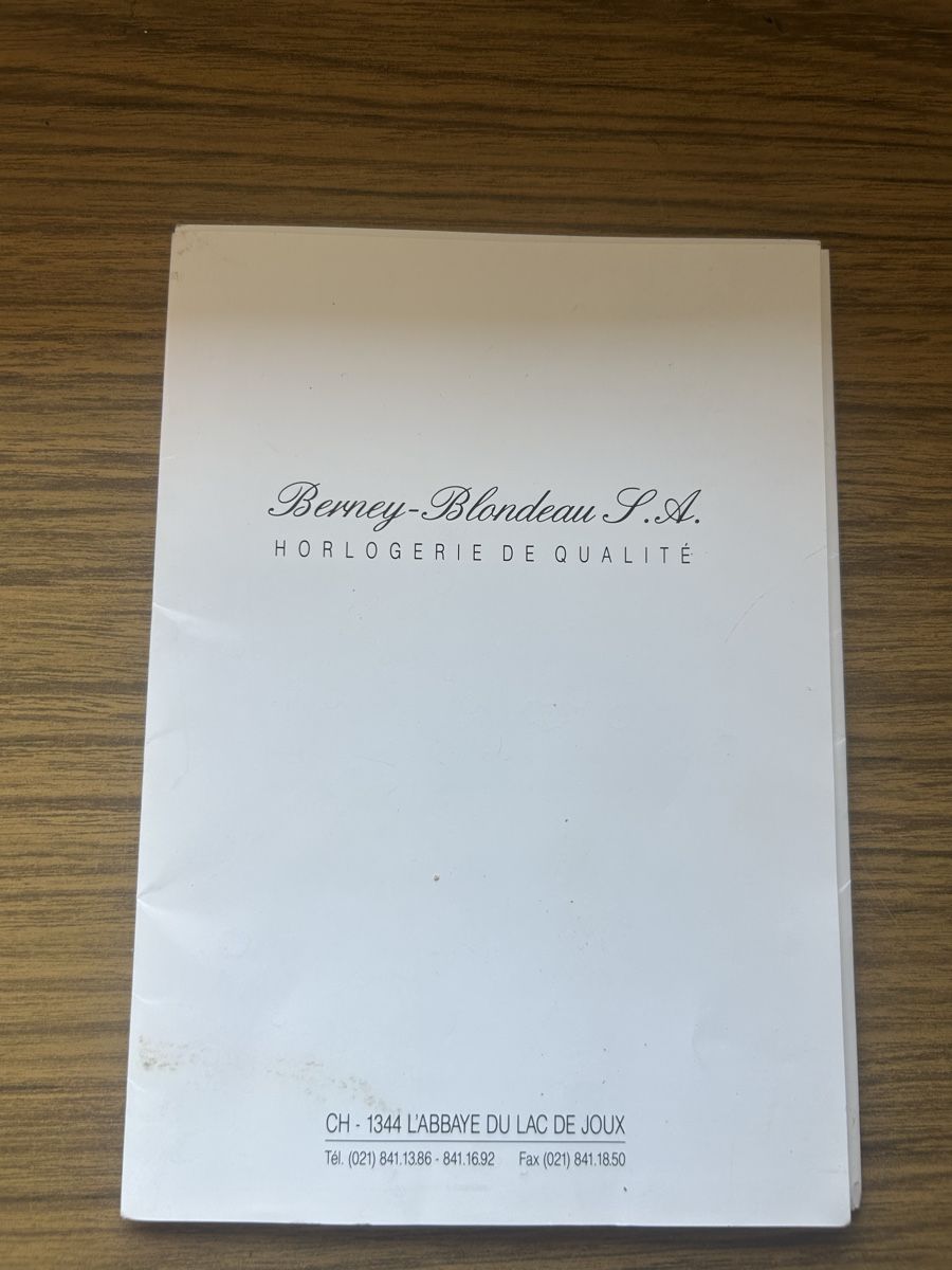 Libri: Livre publicitaire Berney-Blondeau – Usato da Le Brassus venduto da val_c8d8