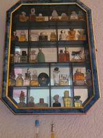 Sammlung Parfümflaschen mit Setzkasten