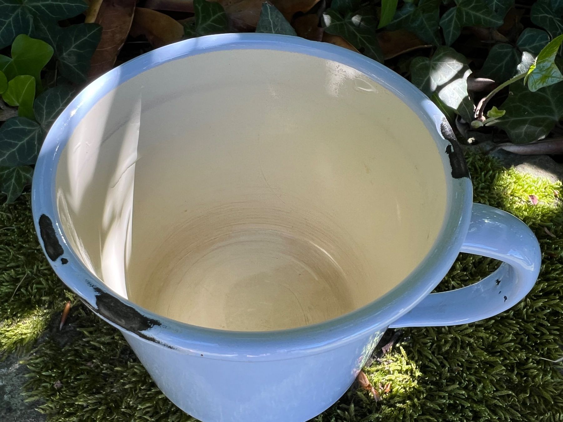 Tassen: Vintage Tasse - Emaille - Shabby – Gebraucht aus Walzenhausen von Cerna007 2