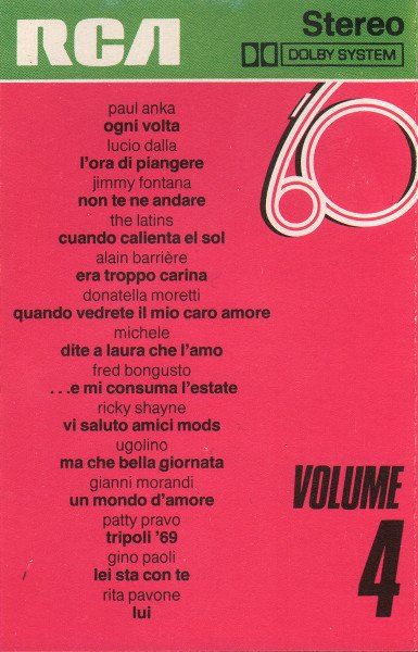 Gli Anni '60 Volume 4 (Cass, Comp) Kaufen auf Ricardo