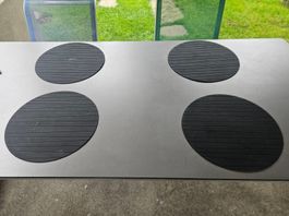 4 Kunststoff Platzset, Tischset, abwaschbar Durchmesser 36cm
