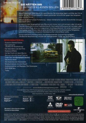 Tutti i DVDs: DVD  Die Bourne Verschwörung – Usato da Heimberg venduto da Rockenrol 1
