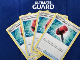 4x Pokemon TCG - Trainer Schmetterhammer DE Playset
