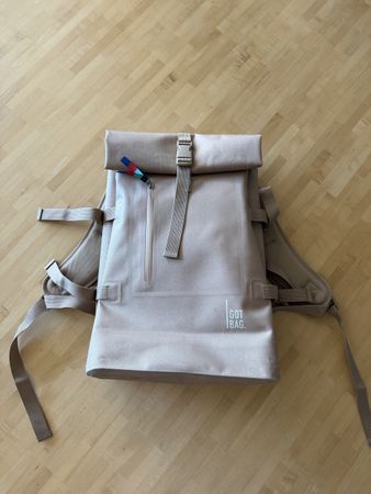 GotBag Rucksack Rolltop mit Laptop-Fach, Farbe Sand