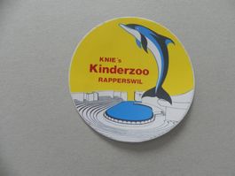 Abziehbild Kleber 40 Jahr alt Knie Kinderzoo Rapperswil Jona