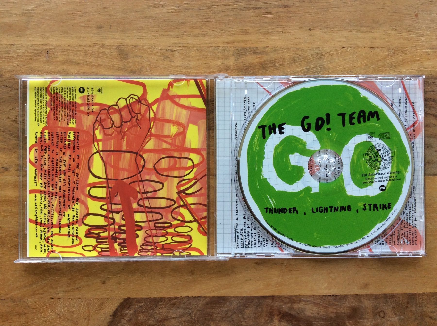 CDs: The Go! Team – Thunder, Lightning, Strike – Gebraucht aus Horgen von  1