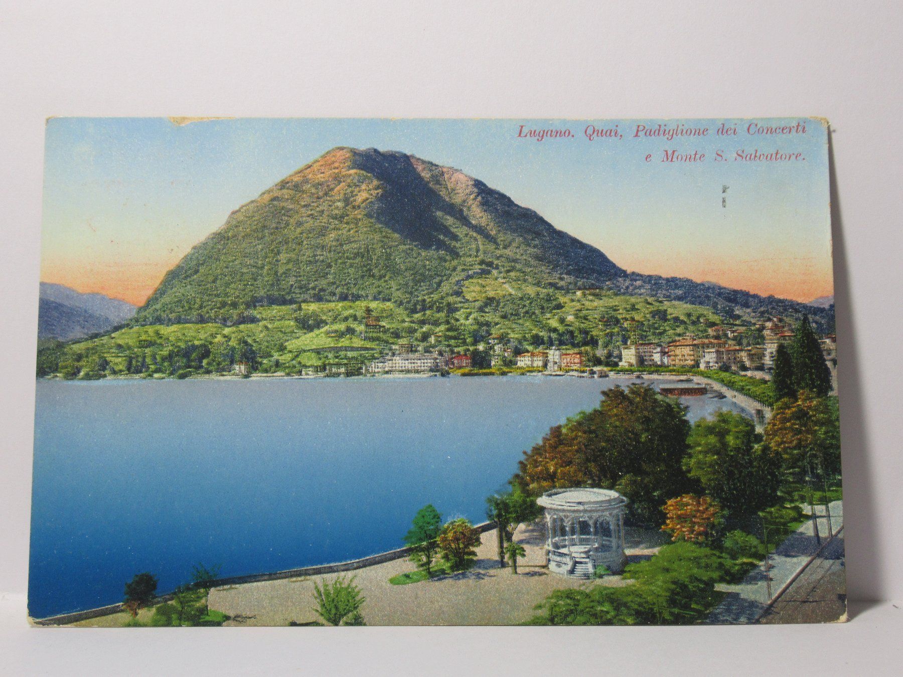 Cartoline postali: Lugano Quai 1929 – Usato da Grenchen venduto da Bluemchen1900