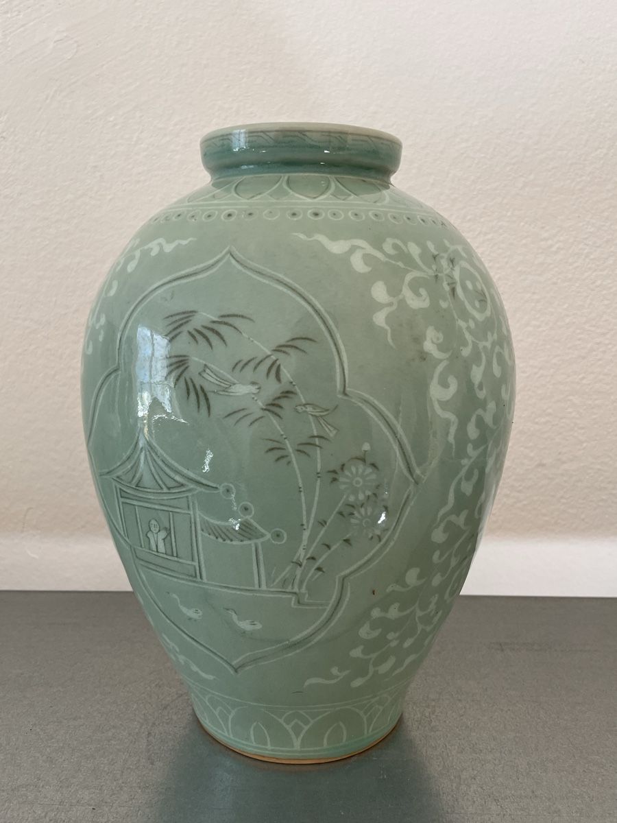 Vasi & Recipienti: maebyeong celadon Korean vase – Usato da Basel venduto da Amechan. 7