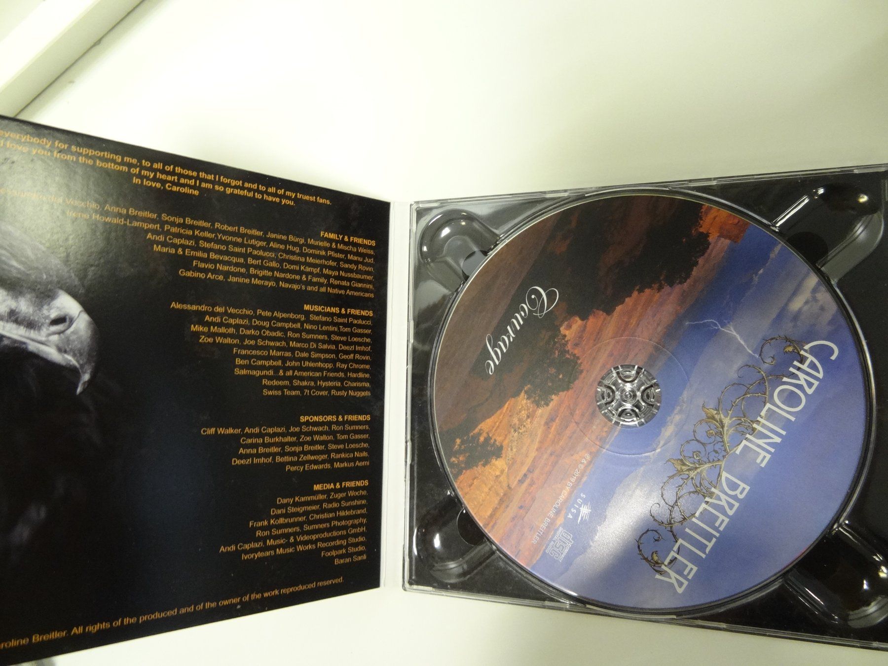 CD: Caroline Breitler - Courage (CD) – Usato da luzern venduto da musicandart 2