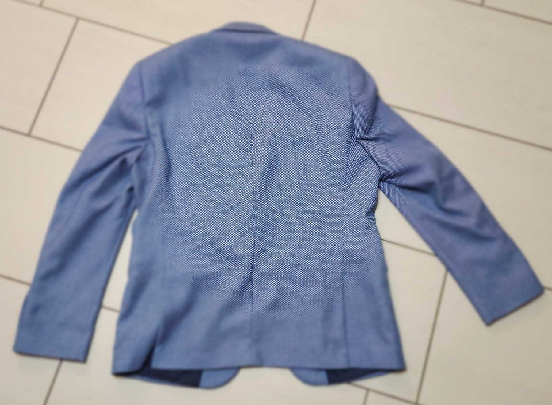 Giacche: Herrenblazer, hellblaues Muster, Grösse 50,Mac Earl – Usato da Brunegg venduto da Verkaufswelt 1
