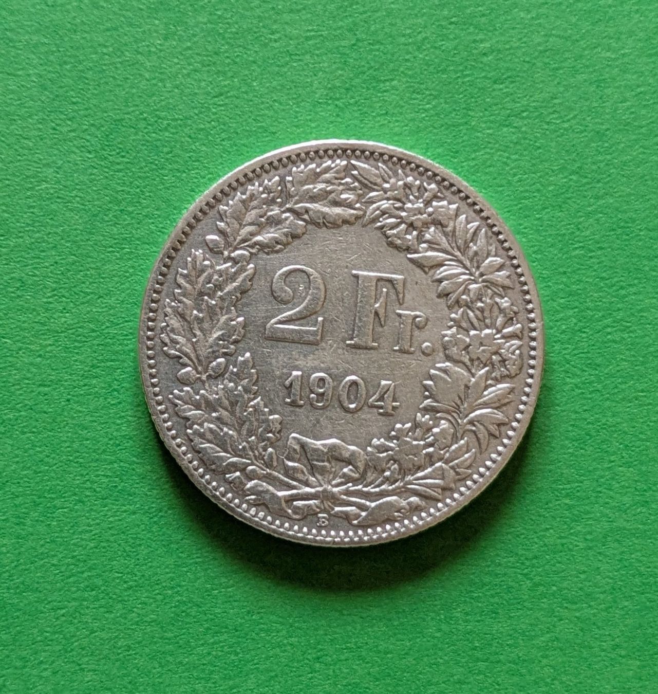 Tutti le monete: 2 Fr. 1904 Silber – Usato da Zetzwil venduto da Spitz70