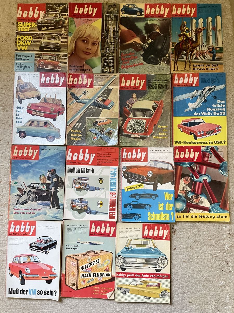 Riviste & Magazine: hobby Hefte 1956 bis 1965 – Usato da Olten venduto da Hummelchen1