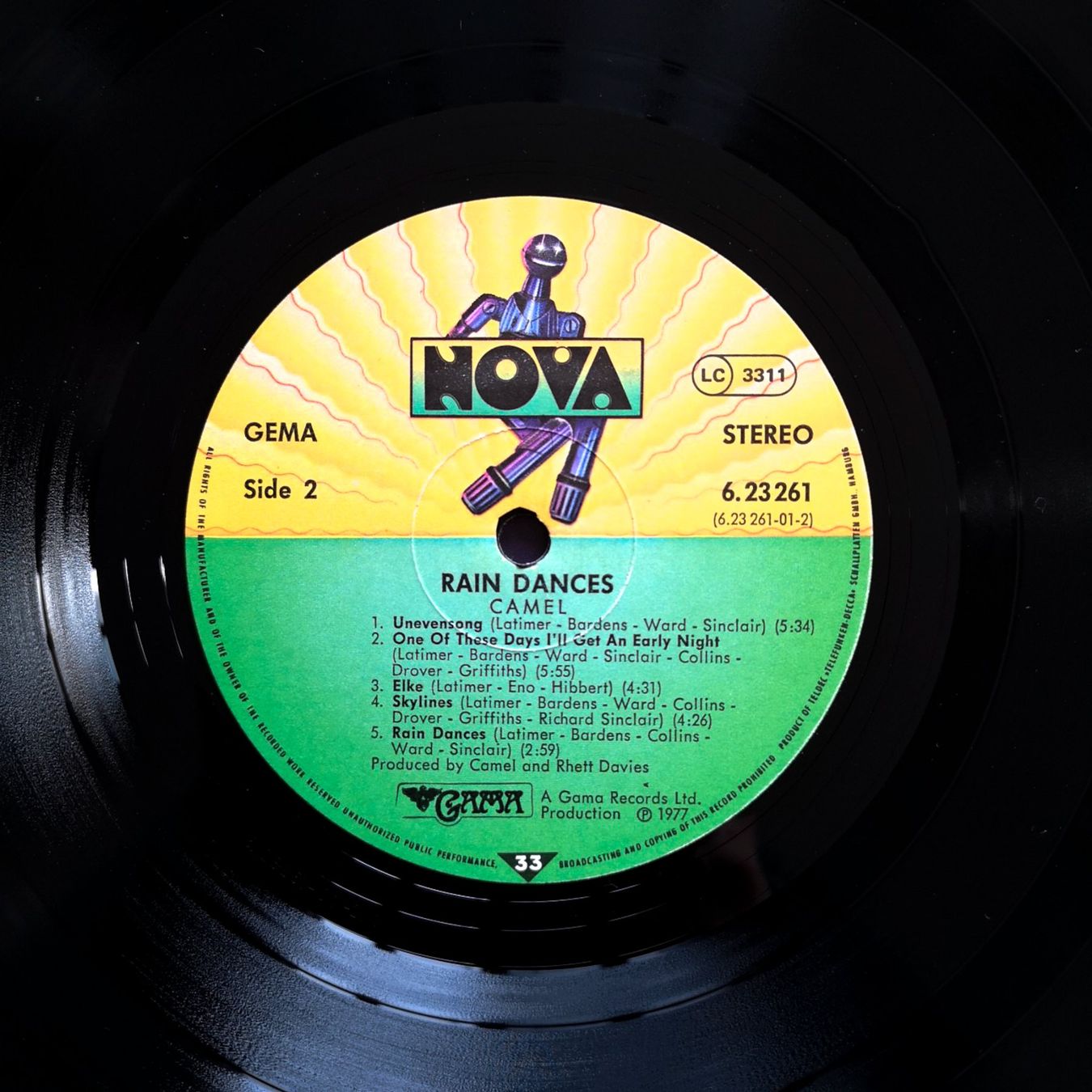 Dischi in vinile: Camel - Rain Dances (Prog Rock 1977) – Usato da Sargans venduto da Botanico 4