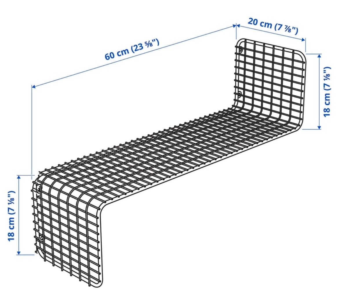 Scaffali: Wandregal, weiss, 60x20 cm – Usato da Bätterkinden venduto da jan_r77z 6