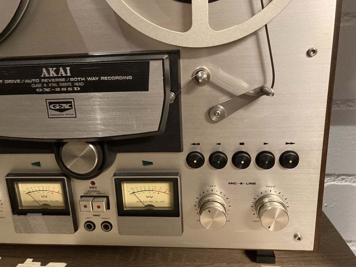 Akai Bandmaschinen: AKAI GX-265D Bandmaschine – Defekt aus Lenzburg von HanspeterT 3