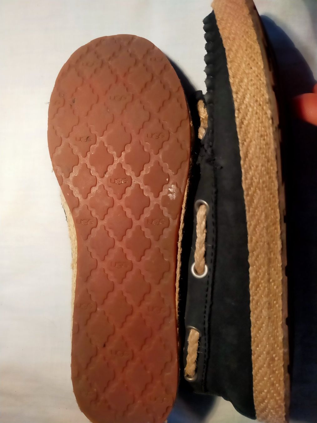 Ugg Scarpe per ragazze: UGG Espadrilles Gr. 36 Chivon Leather Moccasin Schuh – Usato da Vallamand venduto da sugoi3012 1