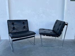 2 Mid Century 60er Jahre Tecta D96 Stahlrohr Sessel Bauhaus