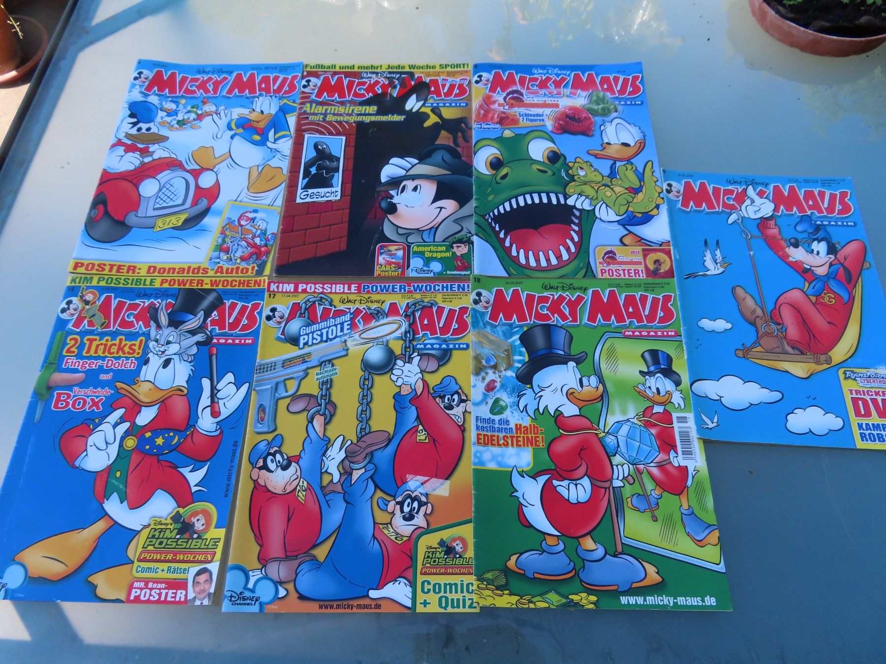 BD: 7 MICKY MAUS Comic Hefte von 2007 – D'occasion à Rombach par Masading 1