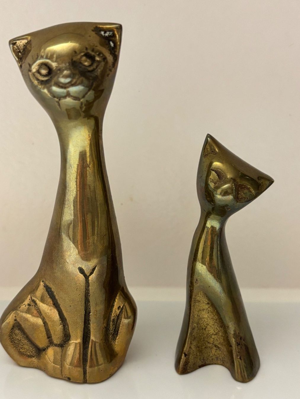 Statuette: Messing Katzenfiguren Set, Vintage Deko – Usato da Horgen venduto da uge_pd5p 1