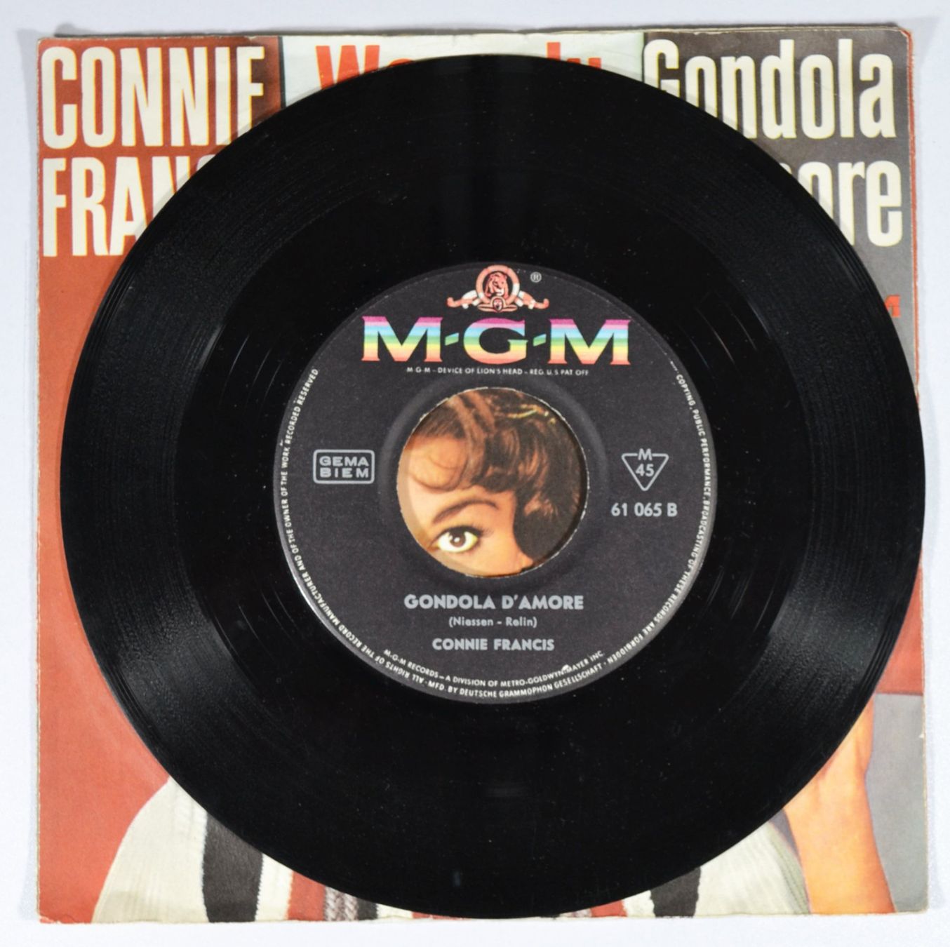 Dischi in vinile: Single: CONNIE FRANCIS - Gondola D'Amore – Usato da Frenkendorf venduto da Yard-Sale-2000 1