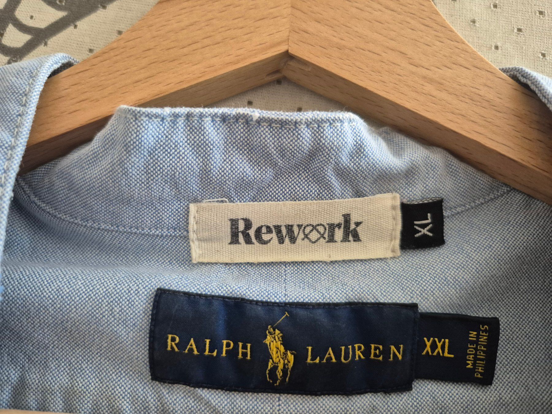 Ralph Lauren Hemden: Rework Hemd Männer hellblau, Grösse XL – Gebraucht aus Bern von Sue1188 2