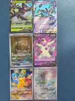 Lot de 6 cartes Pokémon diverses