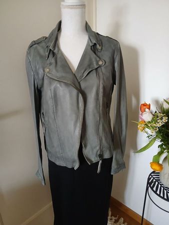 Lederjacke in Bijou gekauft, Gr.XL