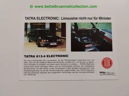 Tatra 613-4 Electronic Prospekt deutsch