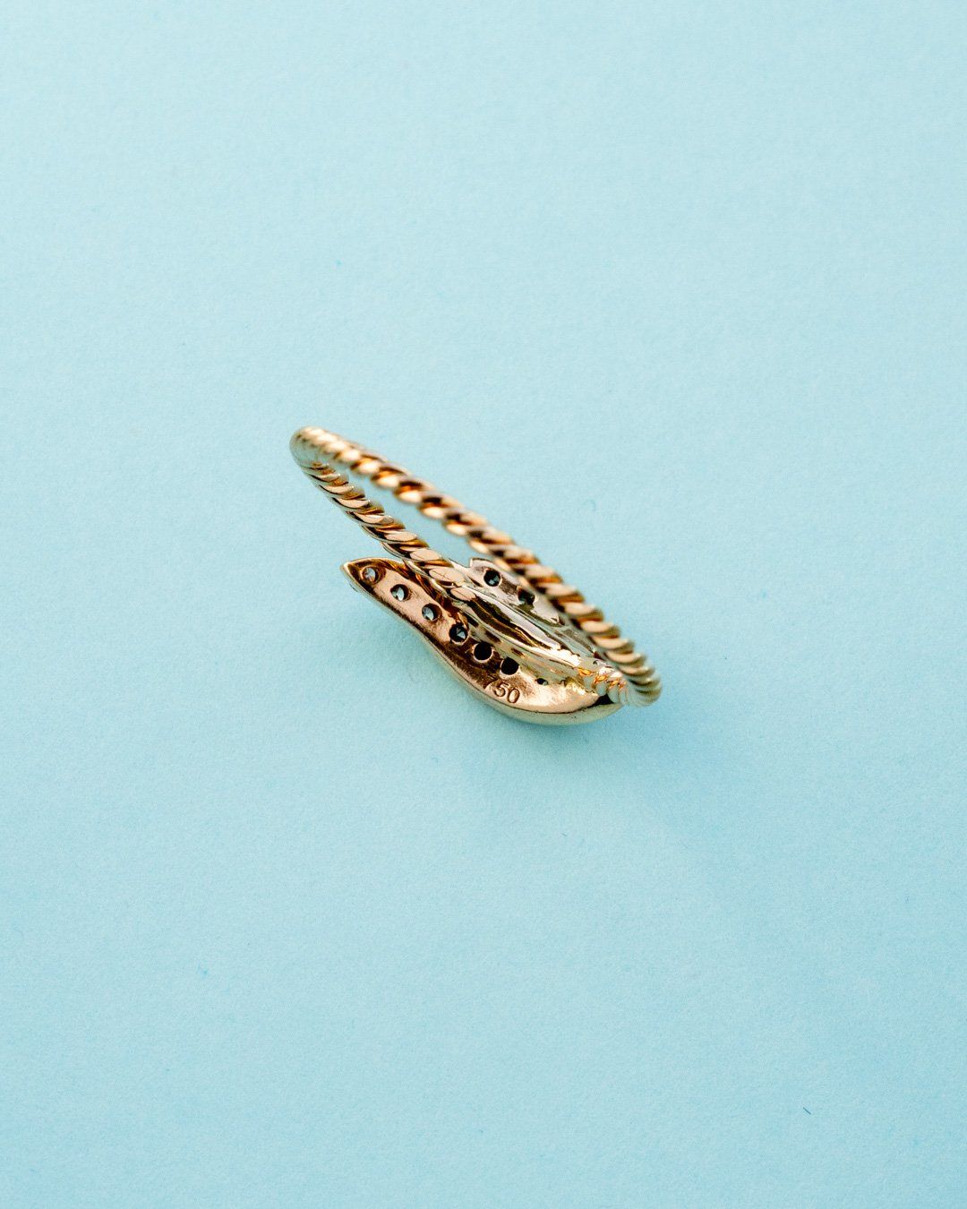 Anelli: 18ct Rose Gold Diamond-set "wing" Ring – Usato da Genève venduto da Prometheus_Watches 4