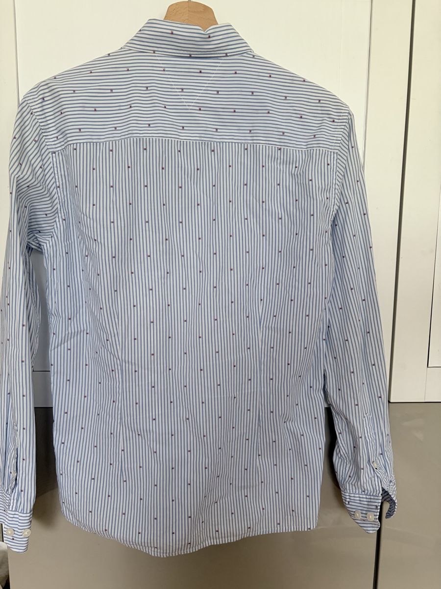 Tommy Hilfiger Camicie, T-shirt & Polo: Tommy Hilfiger Hemd hellblau gestreift,  – Usato da Pfungen venduto da ozc_d6ss 2