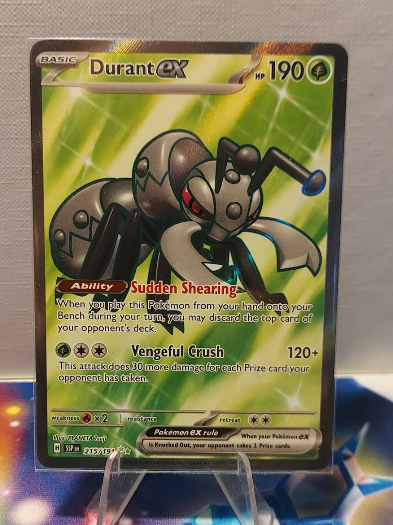 Pokémon Carte collezionabili: Carte Pokémon Durant EX 215/191 – Nuovo (secondo la descrizione) da Val-d'Illiez venduto da GGF2385