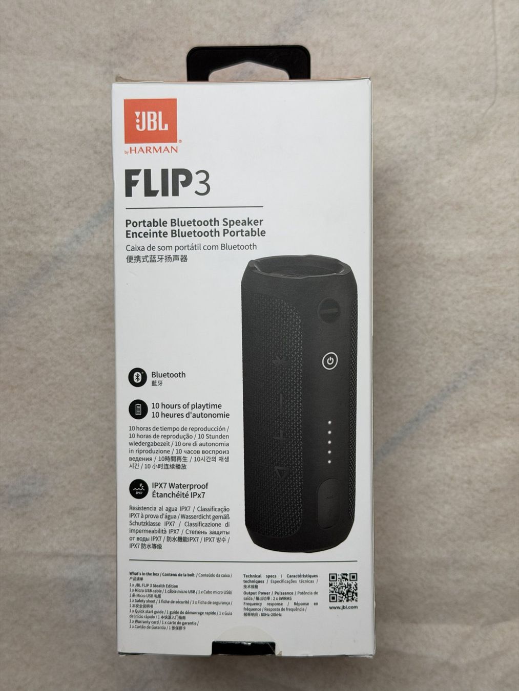 JBL Lautsprecher: JBL Flip 3 Portable Bluetooth Speaker – Gebraucht aus Basel von mars17 5