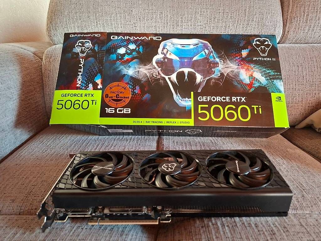RTX 5060 ti III OC 16BG GDDR7 (Gebraucht) in Pomy für CHF 600 – nur ...