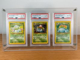 Pokémon Base Set Bulbasaur Ivysaur Venusaur SET PSA 8 WOTC