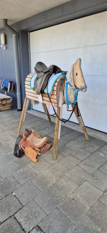 Sattel Und Zaumzeug Fr Holzpferd