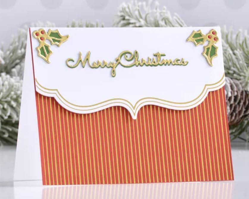 Sciablone: Spellbinders Hot Foil Plates  ** Pinstripe Bracket ** – Nuovo e nell'imballaggio originale da Rubigen venduto da rofi100 1