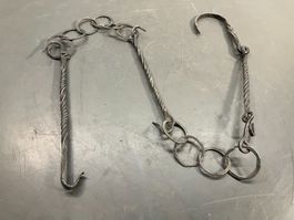 Handgeschmiedetes Antikes Hacken Eisen / Hänge Eisen ab 1.-