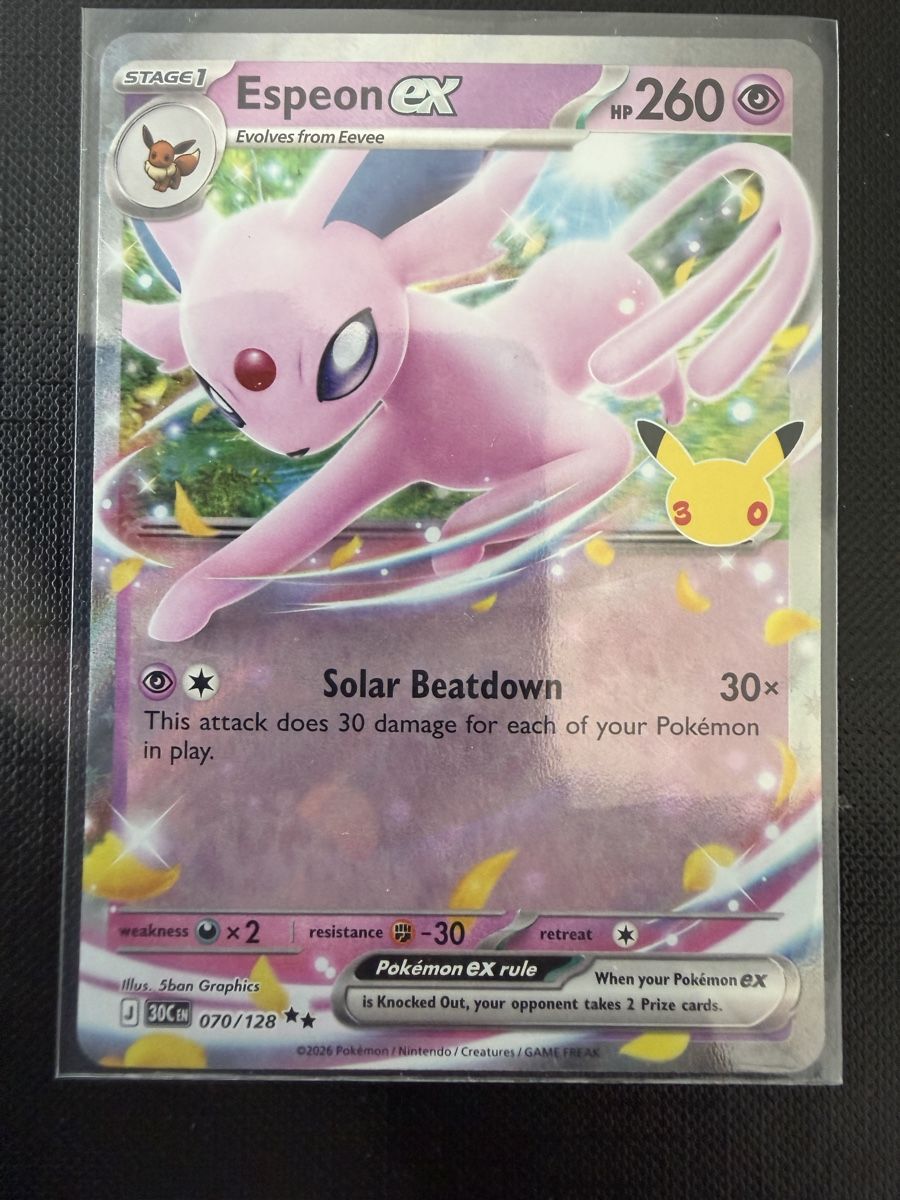 Pokémon Sammelbilder & Trading cards: Espeon ex #070 30C EN – Neu (gemäss Beschreibung) aus Savigny von Matgab94