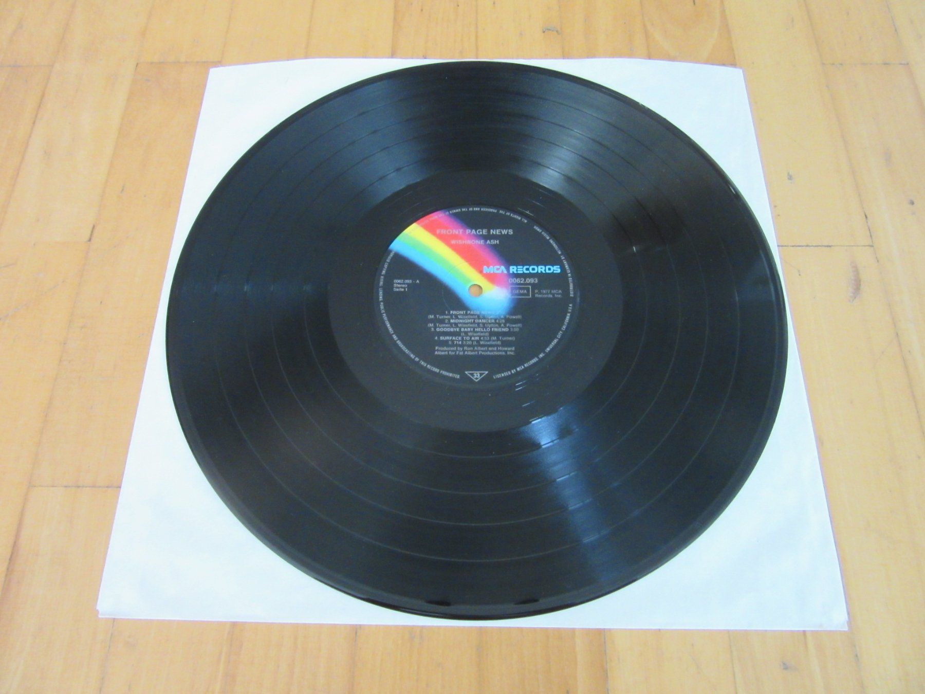 Schallplatten: Langspielplatte "WISHBONE ASH" - FRONT PAGE NEWS – Gebraucht aus Degersheim von Tforelle 3