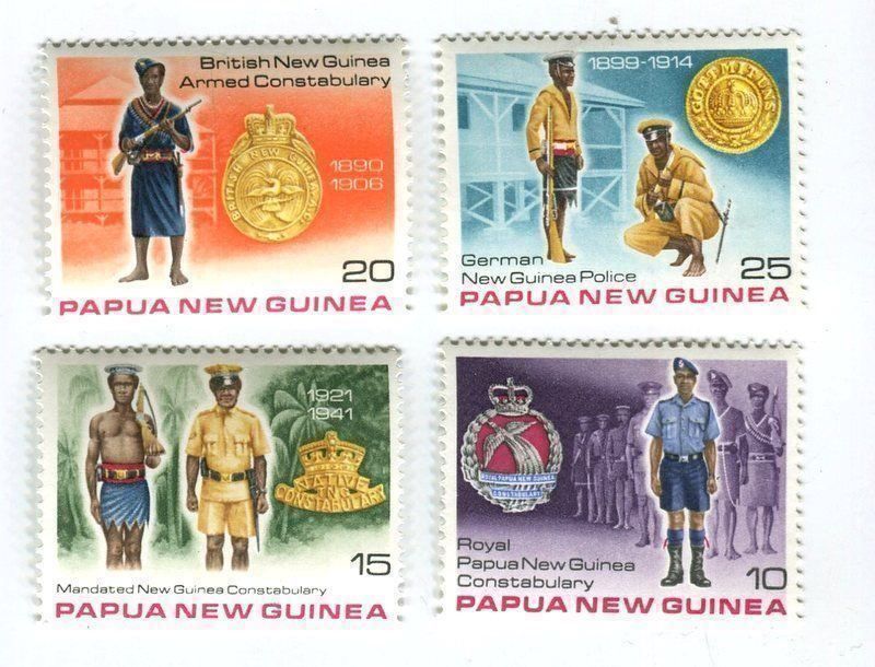 Tutti i francobolli: Briefmarken "Uniform". Papua-Neuguinea – Nuovo e nell'imballaggio originale da Basel venduto da Butsch5