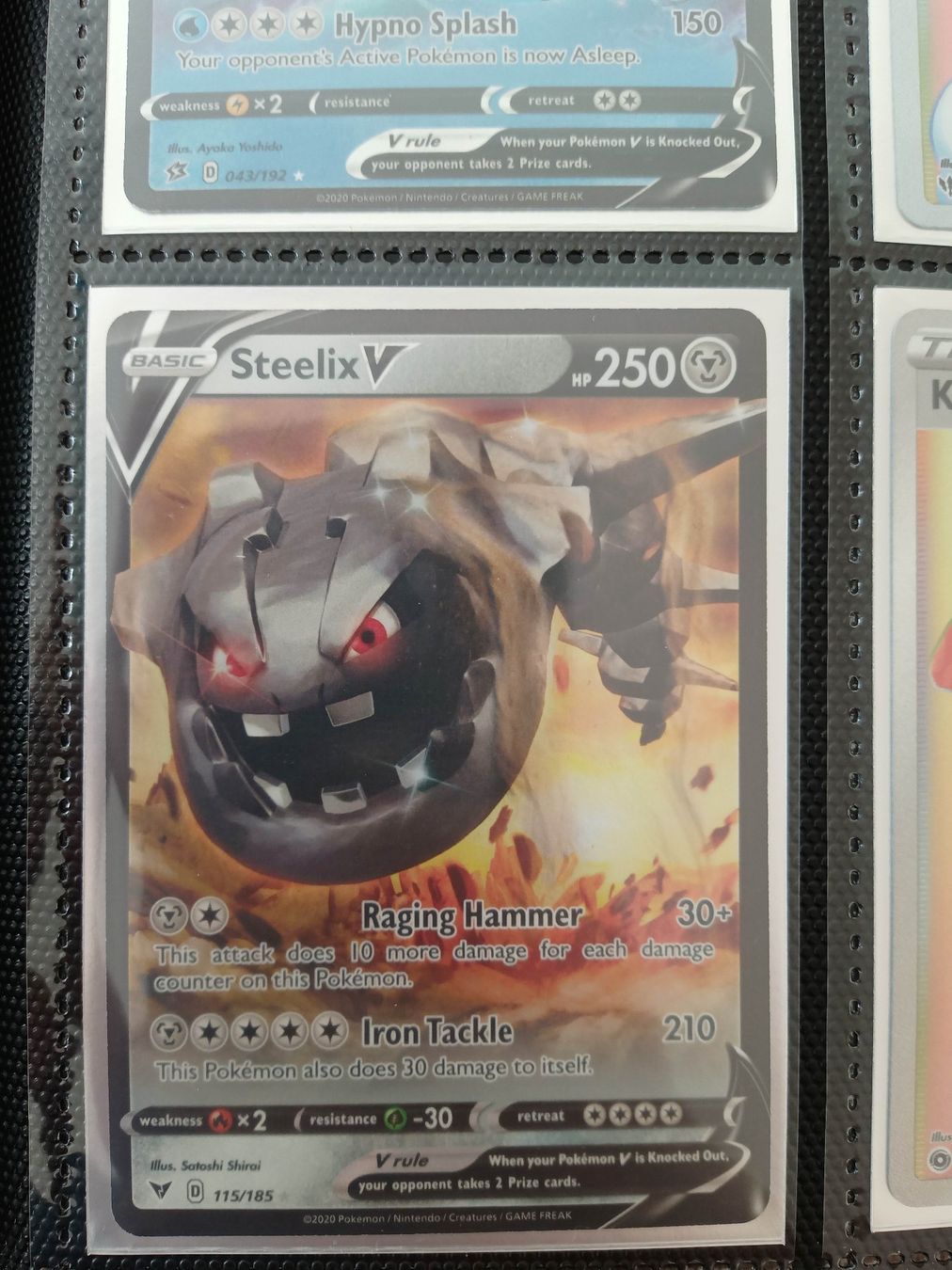 Pokémon Sammelbilder & Trading cards: Steelix V - Pokemon Englisch – Gebraucht aus Altstätten SG von GGsGameshop