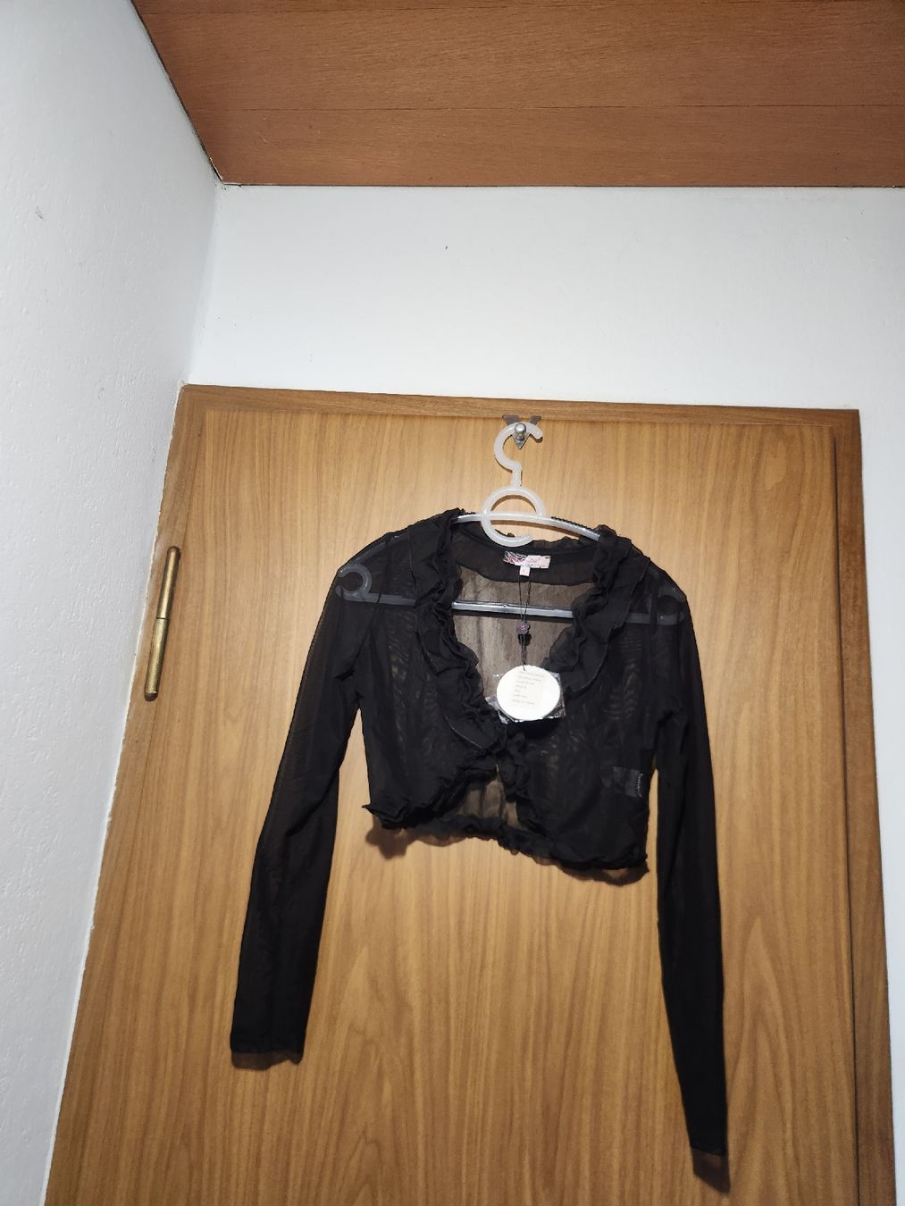 Boleros: Boléro noir transparent taille L – Neu (gemäss Beschreibung) aus Niedergösgen von Eva2410 5