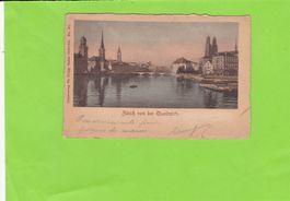 Zürich von der Quaibrücke
