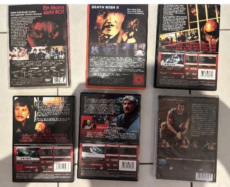 Tutti i DVDs: 6 DVDs Death Wish Reihe + Gladiator 2 – Usato da Rheinfelden venduto da Dermatix 1