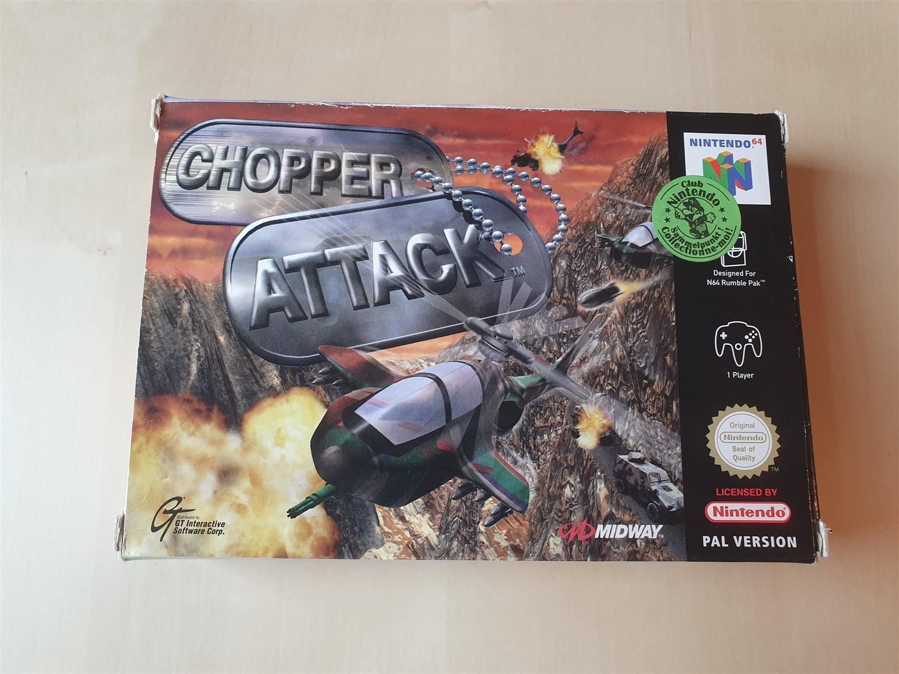 Nintendo Giochi: Chopper Attack – Usato da Stansstad venduto da collectorsshop