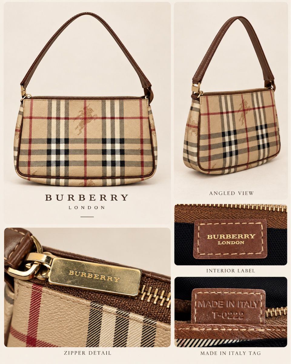 Burberry Borse da donna: Burberry Nova Check Schultertasche – Nuovo (secondo la descrizione) da Riehen venduto da nat_qzp7 1